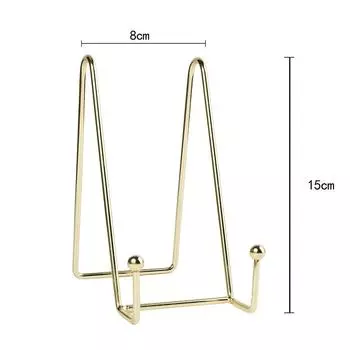 Мольберт Металлические подставки для тарелок Держатель для тарелок Дисплей Стенд Дисплей Фоторамка Декоративная тарелка Блюдо Настольное искусство