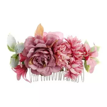 Molans Бохо Свадебные гребни для волос Рустикальные Свадебные Цветочные Женские Стимуляция Цветок Заколки Аксессуары для волос Нежность Гребни One Size