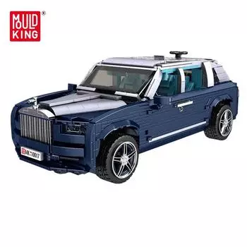 MOLD KING 10017 Технические строительные блоки Классическая модель автомобиля RR Cullinans MOC Bricks Винтажный автомобиль Детские игрушки «сделай сам» Рождественские подарки