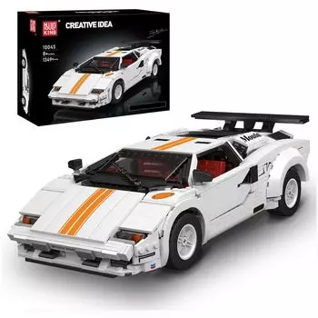 Mold King 10045 Technik Super Car Building 1349 деталей для взрослых и молодежи, модель спортивного автомобиля, игрушечный конструктор, набор для детей от 14 лет и старше, блоки,