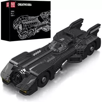 Mold King 10058 Технический автомобильный строительный блок Бэтмобиль Модель спортивного автомобиля с оригинальной коробкой Сборочный кирпич Детский рождественский подарок