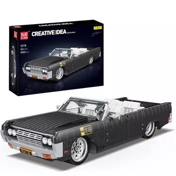Mold King 10118 Технический автомобильный строительный блок 1964 Continental Sport Racing Car Модель игрушки Сборка Кирпичный набор для детей Рождественский подарок 10118