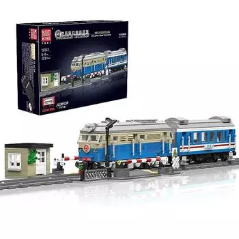 Mold King 12022 Комплекты для строительства поездов Строительные блоки для тепловозов Двигатели и гусеницы