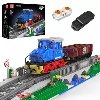 Mold King 12038 Технические игрушки для машинок Пульт дистанционного управления ESU KG230 Тепловоз Строительный блок Кирпич Дети Рождественский подарок 12038
