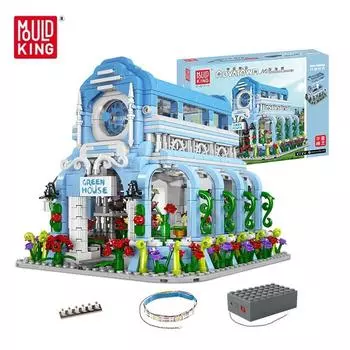 MOLD KING 16048 Креативные игрушки Ботанический сад Строительные блоки Наборы моделей MOC-26379 Кирпичи Игрушки для детей Рождественские подарки