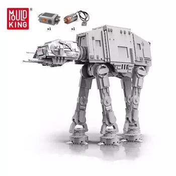 MOLD KING 21015, строительные игрушки для мальчиков, моторизованный звездный план UCS Walker, модель блоков, кирпичи, рождественские подарки для детей