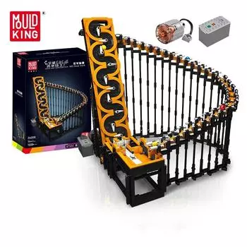 MOLD KING 26008 креативные строительные игрушки арфа трек с шариками строительные блоки MOC кирпичи развивающие игрушки для детей и взрослых
