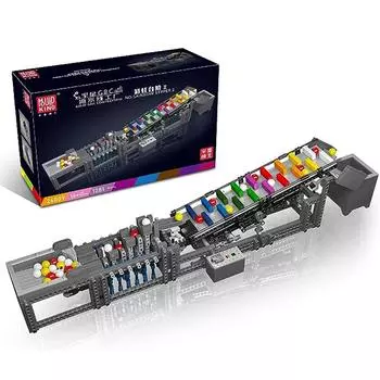 MOLD KING 26009 Радужный степпер, креативные развивающие игрушки, моторизованная модель, строительные блоки, сборочные кирпичи для мальчиков, подарки для детей