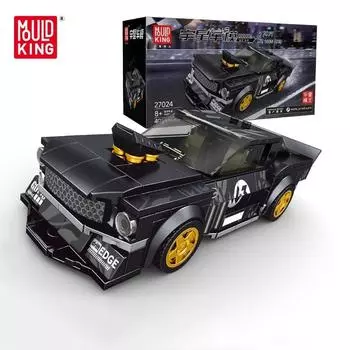 Mold King 27024, технические строительные блоки для спортивных автомобилей, суперскоростная модель автомобиля с коробкой для дисплея, строительные игрушки для мальчиков, подарки