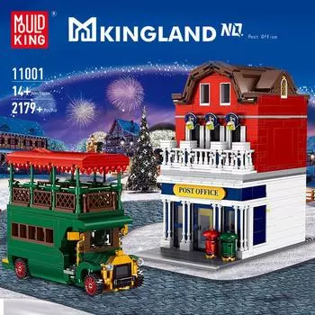 MOLD KING креативные строительные игрушки для детей MOC Рождественский почтовый набор Наборы блоков Сборка кирпичей Рождественские подарки на день рождения