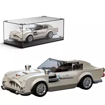 Mold King Speed Champion Martin 007 Supercar 27050 Строительный набор Игрушка Коллекционная модель автомобиля Блок Детский подарок 8+(348 шт.)
