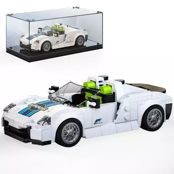 Mold King Speed Champion Porsche Supercar 27044 Строительный набор Игрушка Коллекционная модель автомобиля Блок Детский подарок 8+(338 штук)