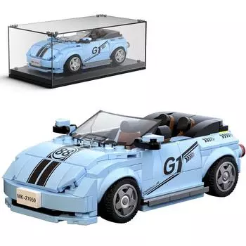 Mold King Speed Champion V. Beetle Supercar 27047 Строительный набор Игрушка Коллекционная модель автомобиля Блок Детский подарок 8+(298 шт.)
