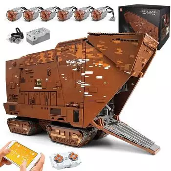 MOLD KING строительные блоки Звездный разрушитель MOC-12922 Cavegod UCS Sandcrawler модель сборные кирпичи детские игрушки рождественские подарки