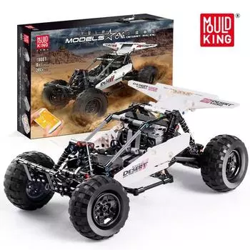 MOLD KING Строительные игрушки для детей Высокотехнологичные RC MOC-1812 PF Багги 2 Гоночный грузовик в пустыне Блоки Кирпичи Рождественские подарки