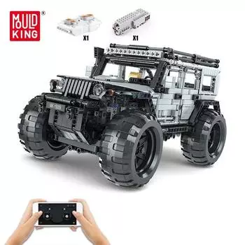 MOLD KING Techincal Building Toys для мальчиков RC Off-Road SUV Модель автомобиля Строительные блоки MOC-30364 Кирпичи Детский рождественский подарок