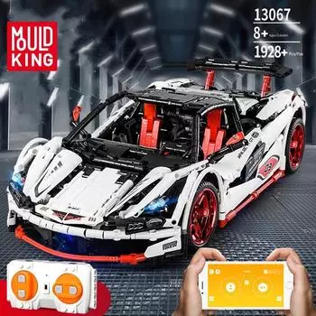MOLD KING Технический спортивный автомобиль MOC Bricks The P1 Супер гиперкар Родстеры Наборы моделей автомобилей Строительные блоки Детские игрушки Подарок