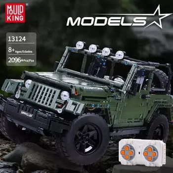 MOLD KING Технический строительный блок, альпинистский автомобиль, радиоуправляемый приключенческий внедорожник, модель MOC-5140, кирпичи, игрушки для детей, подарки No motor