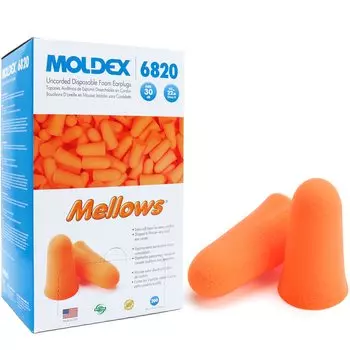MOLDEX Mellows Приблизительно 200 пар 6820 Беруши Звукоизоляция Сон Храп Товары для сна