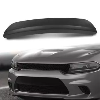 Молдинг решетки переднего бампера, совместимый с моделями Charger 2015-2023, 68225517AA, молдинг накладки на переднюю панель бампера, декоративная пластина чёрный