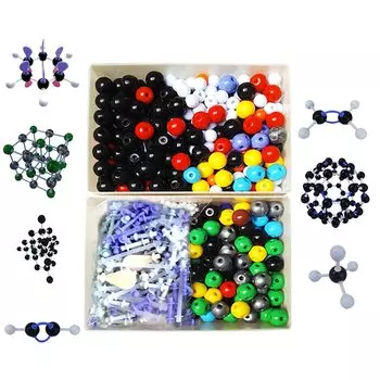 Молекулярная структура модели Фелимора Молекулярная модель Набор Тип сборки Атом Элемент Химия Наука Ион (444 шт.)