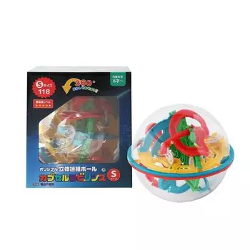 Moleon Maze Ball S Size Maze Maze Ball Обучающая игрушка в подарок Игрушка-лабиринт [3D/Brain Ball/3D Maze] (Игра на развитие интеллекта/3D-головоломка) [118 Уловка]