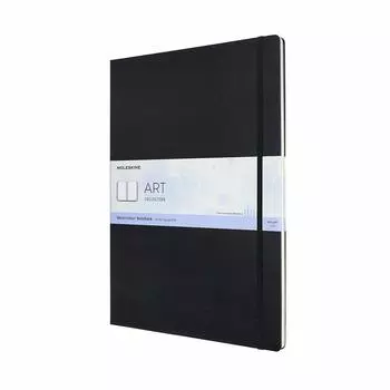 Moleskine Art Collection Акварельный блокнот в твердом переплете формата А3 черного цвета ARTBF855 чёрный