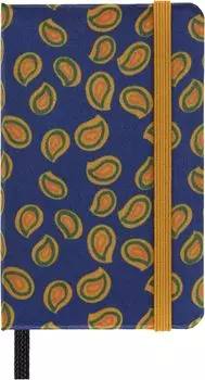 Moleskine Блокнот X Mantero Коллекция Note Silk Твердая обложка Однотонный Размер XS x Синий Подарочная коробка в комплекте LEPSILKMP012BLUE (6.5см 10.5см) синий