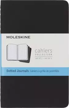 Moleskine Cahier Black x Journal, карманный, в горошек, (3.5 5.5)