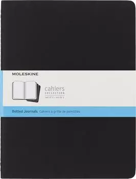 Moleskine Cahier Black x Journal, XL, в горошек, (7,5 9,75)