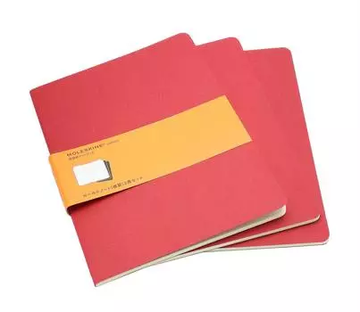 Moleskine Note Cahier Journal Horizontal Ruled CH121 XL Red