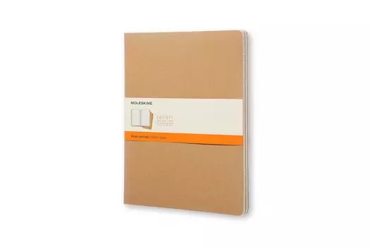 Moleskine Note Cahier Journal Horizontal Ruled XXL Craft QP431