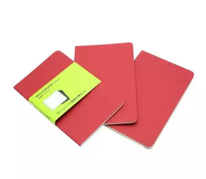 Moleskine Note Cahier Journal Plain CH113 PKT Red