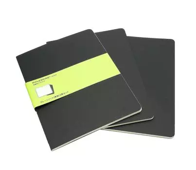 Moleskine Note Cahier Journal Plain QP323 XL Black