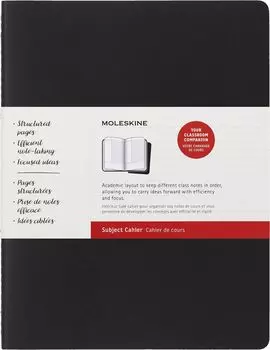 Moleskine Note Cahier Journal Subject XXL Black Craft Brown CH7STNB