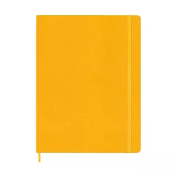 Moleskine Note Classic Fabric Collection Твердый переплет Горизонтальная линейка Размер XL Оранжевый Желтый QP090M2SILK