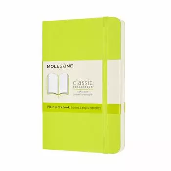 Moleskine Note Classic Notes, мягкая обложка, простой карманный размер 9 см x высота, лимонно-зеленый QP613C2 (Ширина 14см)