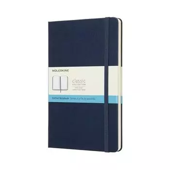 Moleskine Note Classic Notes, твердый переплет, квадратный, большой размер 13 см x высота, сапфирово-синий QP066B20 (Ширина 21см)