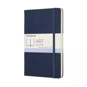 Moleskine Notebook ART PLUS Sketchbook Large Sapphire Blue ARTQP063B20