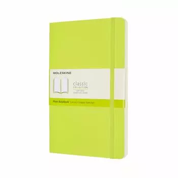 Moleskine Notebook Classic Notebook Soft Cover Simple Large Size 13cm x Height Lemon Green QP618C2 (Ширина 21см)