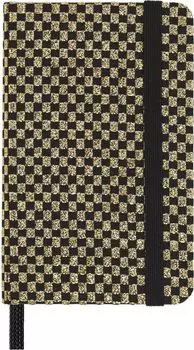 Moleskine X Mantero Блокнот Коллекция Shine Блокнот Твердая обложка Однотонный Размер XS широкий x Золотая коробка LEHSHINEMP012GOLD (6,5 см 10,5 см длиной) золотой