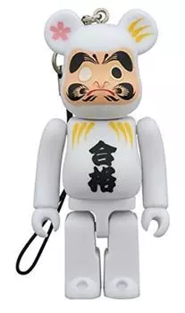 Молитва о успехе Дарума, белая, Tokyo Skytree Town Solamachi Limited Bearbrick Goods с ремешком для наушников Дарума, белая, BE@RBRICK 100% белый
