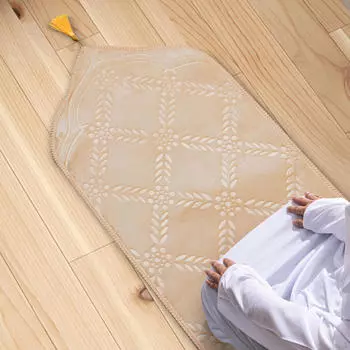 Молитвенный коврик с кисточками, толстый турецкий молитвенный коврик для взрослых, мужчин, женщин, детей красный