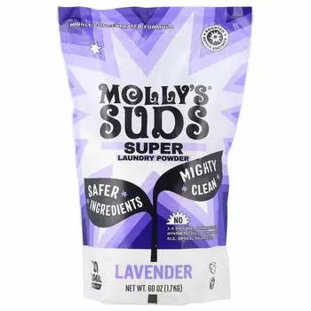 Molly s Suds, Super Laundry Powder, Lavender, 60 Loads, 1.7 kg (60 oz)