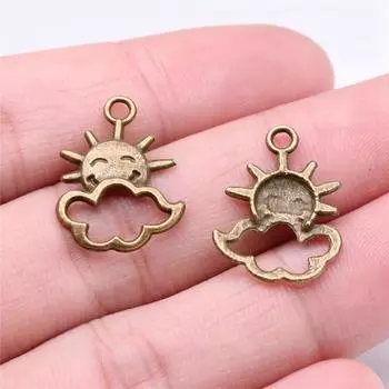 Молнии и облака, подвески, женские аксессуары, милые украшения для женщин