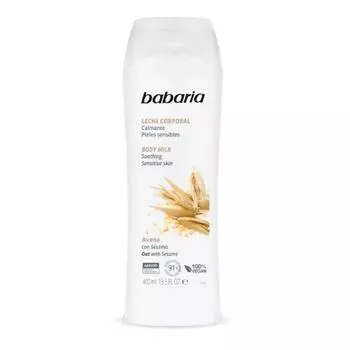 Молочко для тела с маслом овса и кунжута Babaria для нормальной кожи 400 мл