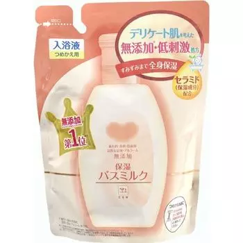 Молочко для ванны без добавок от Cow Brand, сменная насадка 480 мл