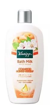 Молочко для ванны Kneipp Kneipp с ароматом абрикосового молока, 480 мл, соль для ванны