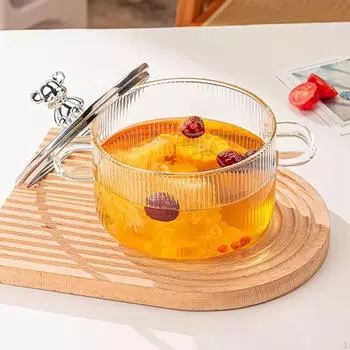 Молочная кастрюля Суповая кастрюля Стеклянный детский завтрак Плавление кипения Лапша быстрого приготовления Морепродукты