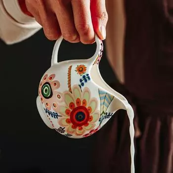 Молочники Butterfly Love Flower, молочные банки, кофейные принадлежности, кофейные чашки, соус, японская бытовая ретро-посуда для кофе 250ml